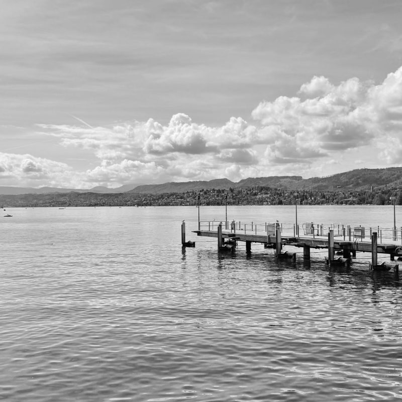 Symbolbild für Risikoberatung und IKS – ein sicherer Hafen mit Bootsanleger am Zürichsee