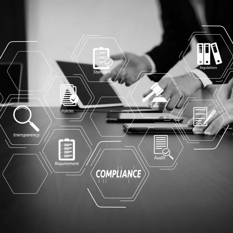 Compliance-Audit mit Fokus auf Transparenz, Standards und regulatorische Anforderungen