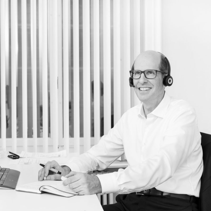 Patrick Stalder von Velaw im Kundengespräch – persönlich, kompetent, erreichbar